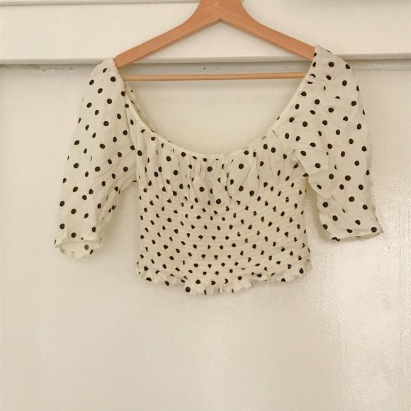 polka dots top - Picture 2 of 2